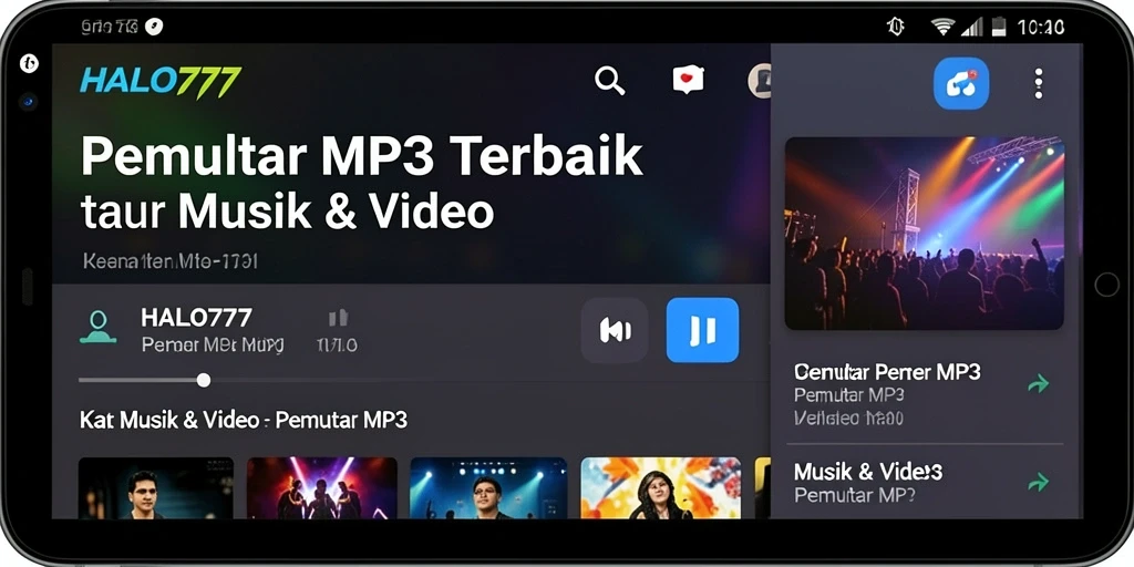 Antarmuka intuitif HALO777 untuk pengalaman Pemutar MP3 yang menyenangkan.