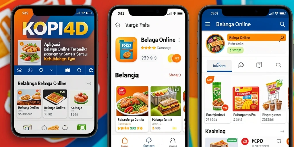Tampilan antarmuka KOPI4D yang user-friendly untuk belanja online.