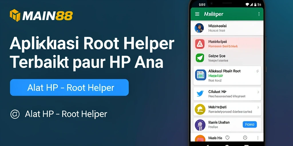 Antarmuka aplikasi MAIN88 yang intuitif dan mudah digunakan.