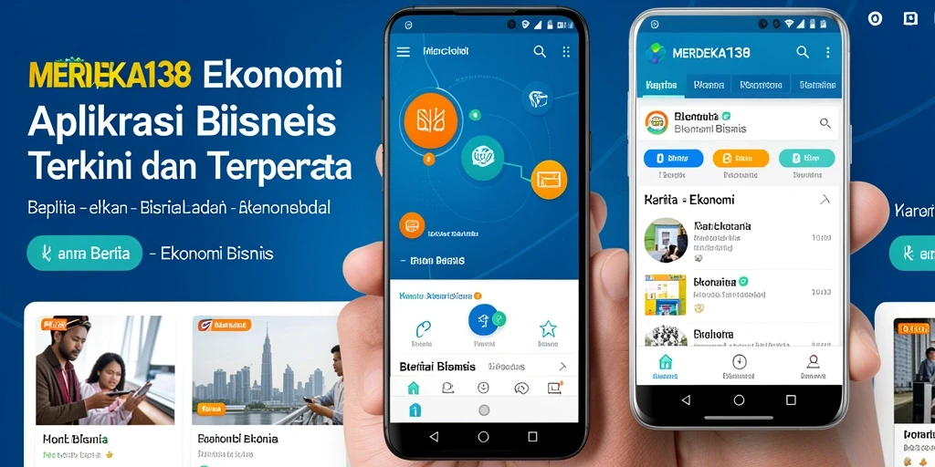 Antarmuka aplikasi MERDEKA138 yang informatif dan modern.