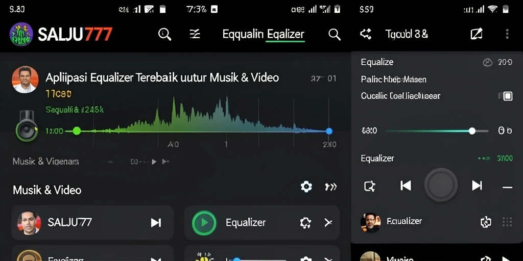 Tampilan antarmuka SALJU777 yang modern dan fungsional.