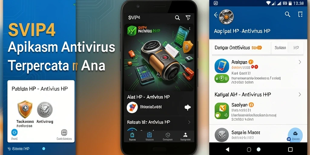Tampilan antarmuka utama aplikasi SVIP4 yang sederhana dan efektif.