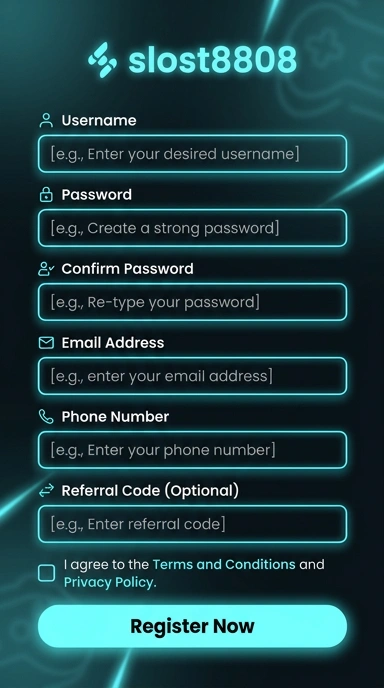Panduan Registrasi Akun Baru slost8808 untuk Android